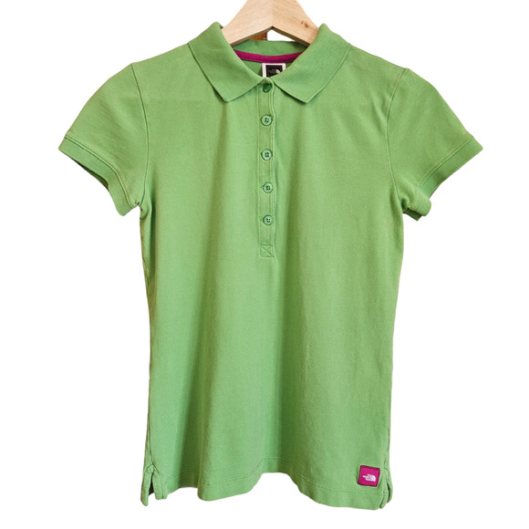 The North Face Women's Polo Shirt Lime Green Small - Picture 1 of 6